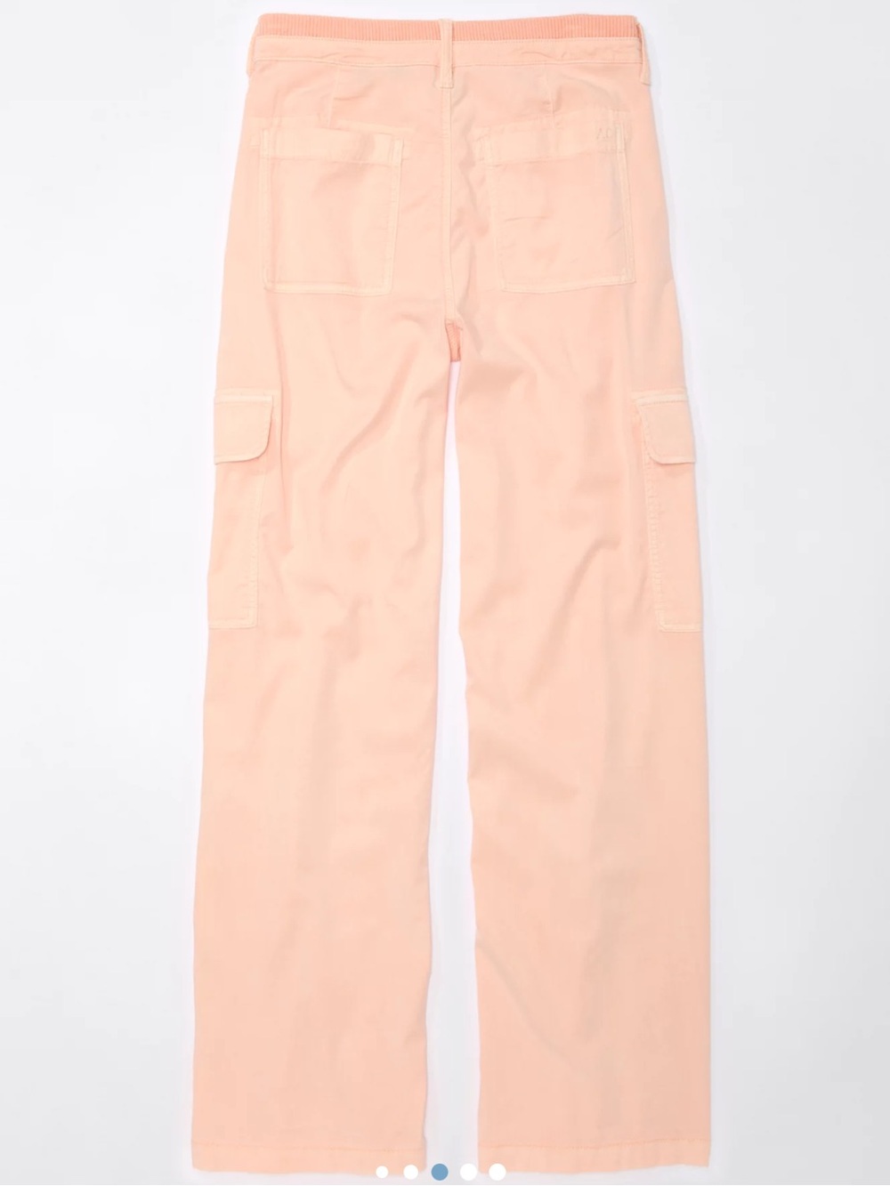 NWT AE Dreamy Drape Stretch Cargo Super High-Waisted Baggy Wide-Leg Pant sz 6 - Picture 5 of 11